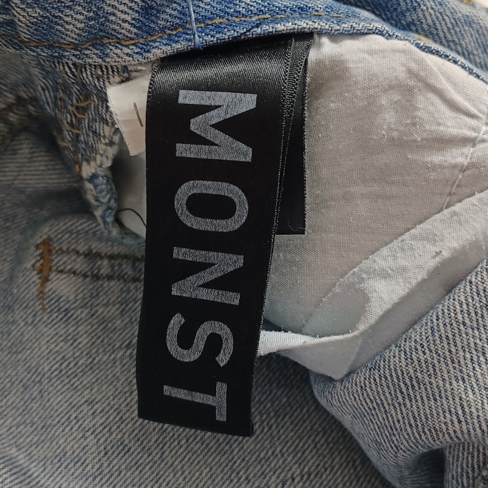 Monster's Women's Light Blue flared straight leg Jeans Waist upto 30 - Picture 7 of 11